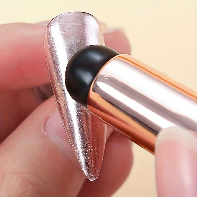 1pc Silicone Gradient Nail & Lip Brush with Cover