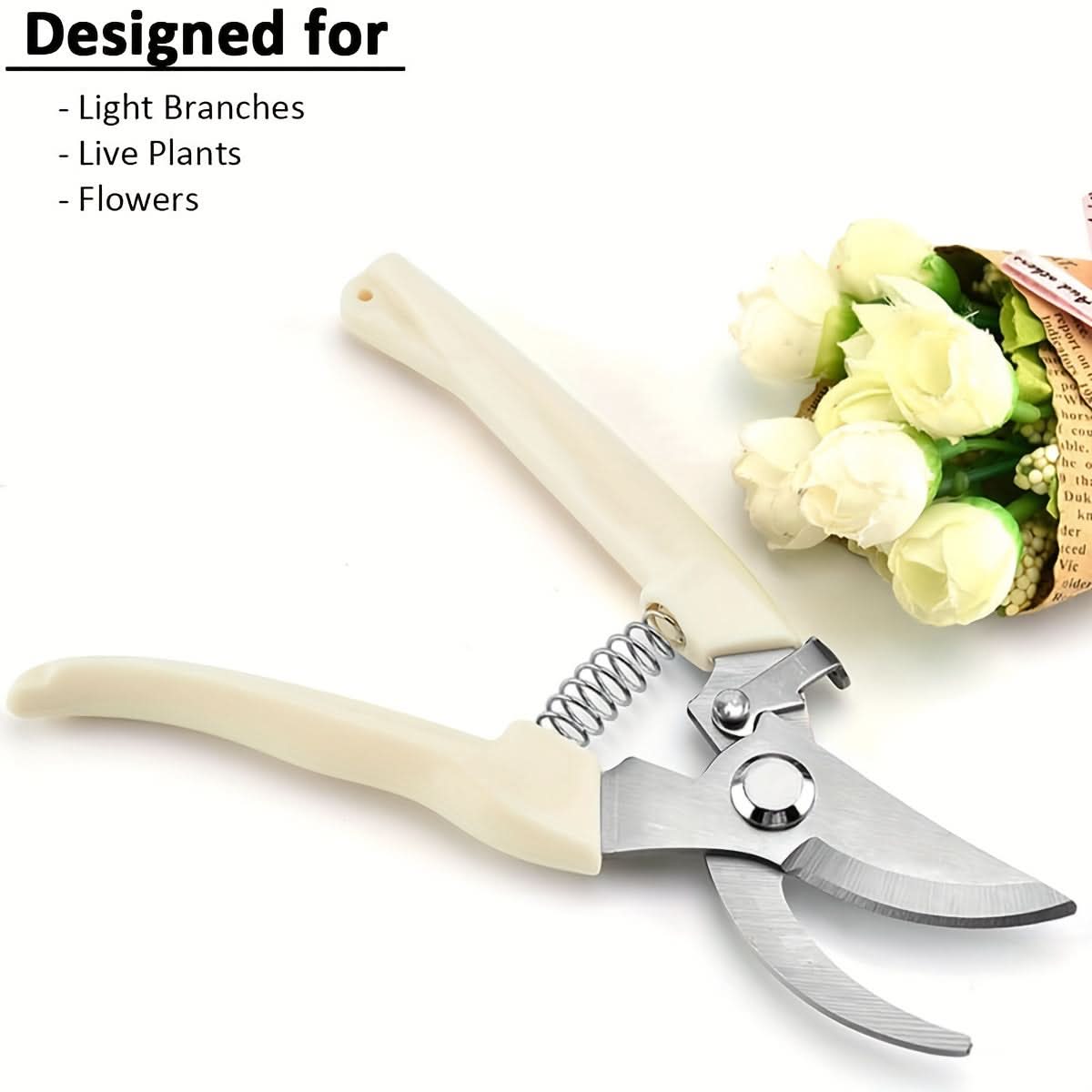 Sharp Garden Pruning Shears Set, Alloy Steel Blades