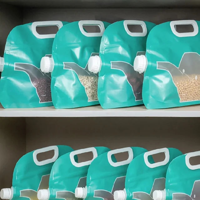 Airtight Food Storage Bag – Moisture-Proof Grain & Rice Container for Kitchen Organization