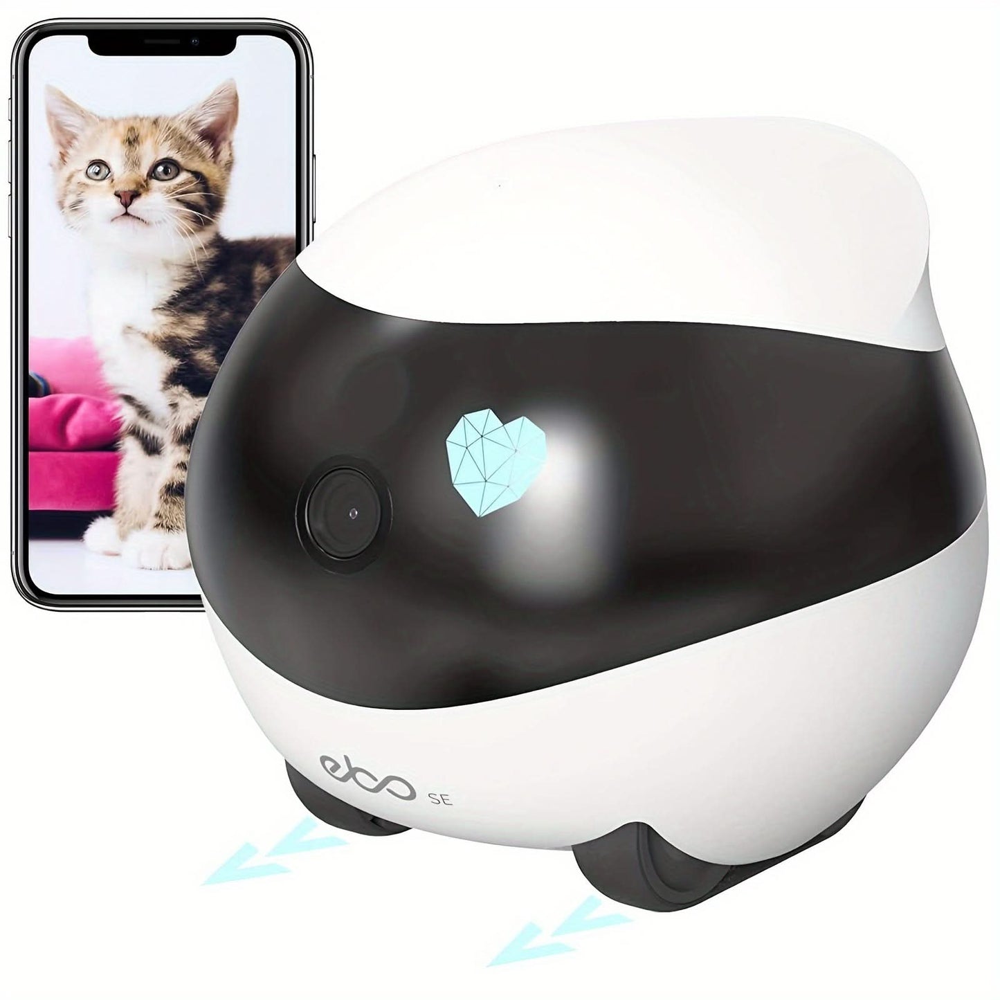 Enabot EBO Movable Smart Robot Camera, 1080P HD