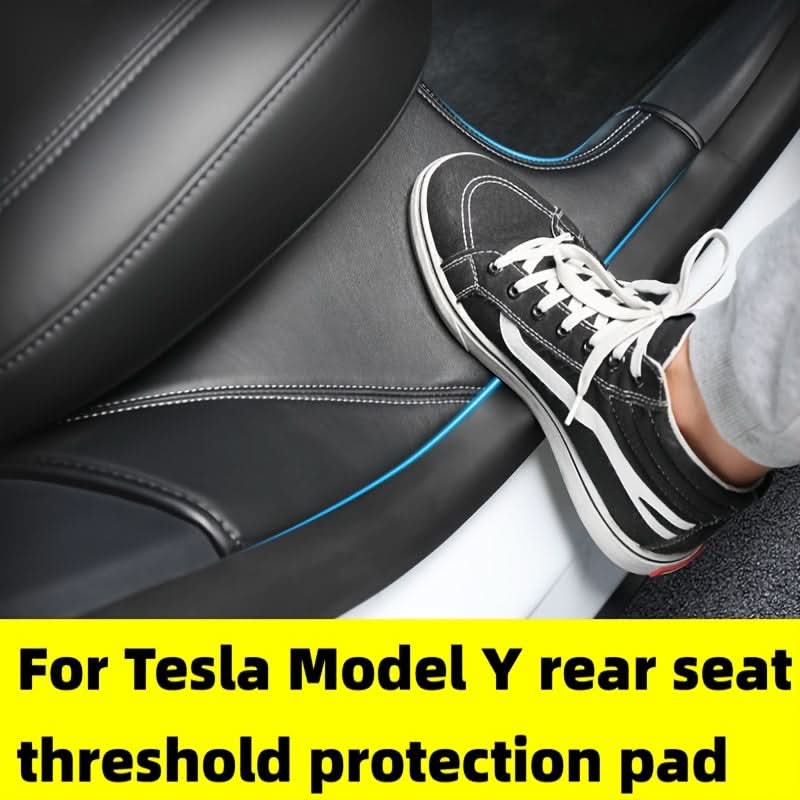 PU Leather Rear Seat Threshold Protector