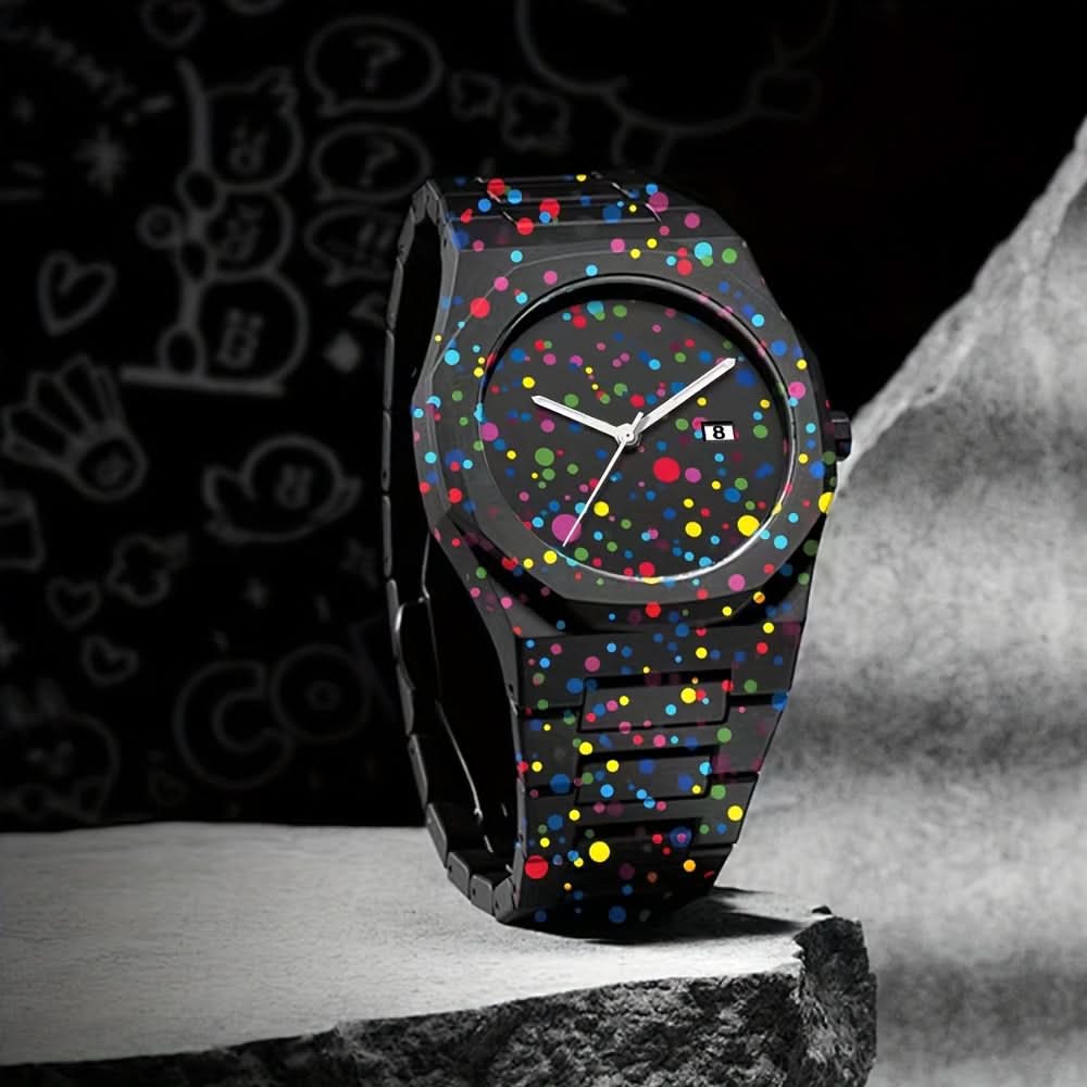 Men’s Funky Quartz Watch with Calendar
