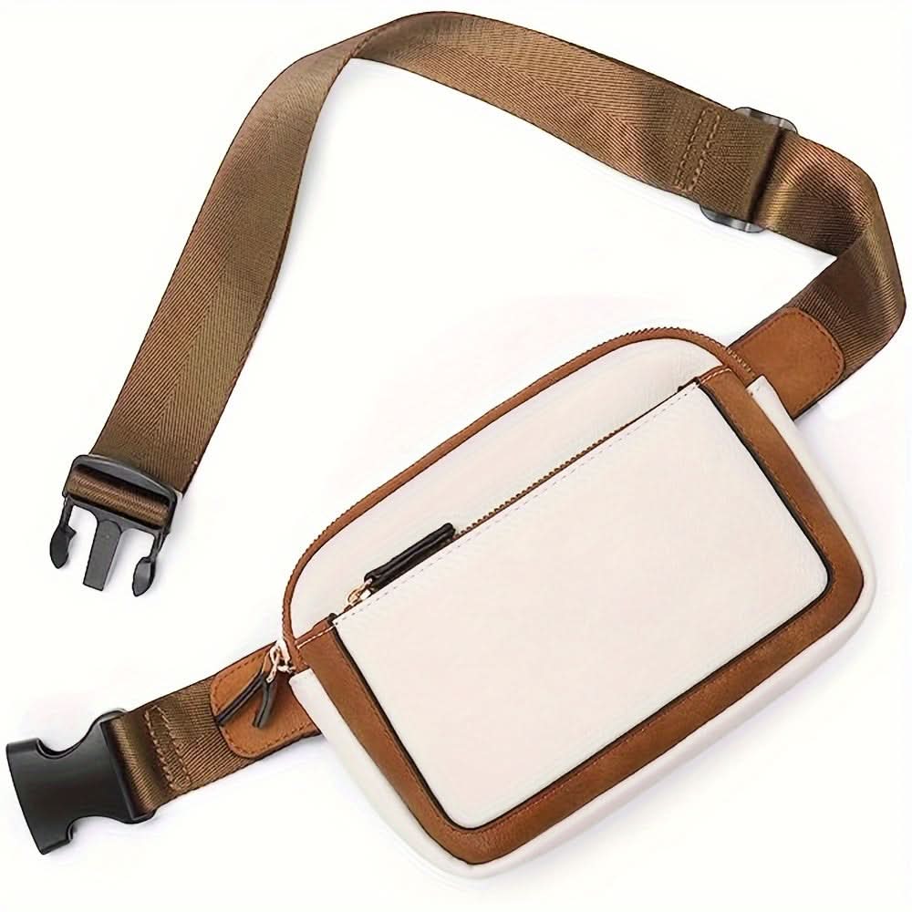 Stylish PU Leather Crossbody Waist Bag
