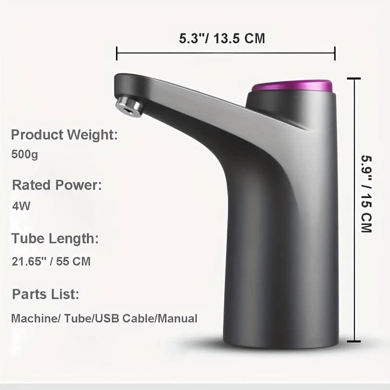 Portable 5 Gallon Water Dispenser with USB Charging