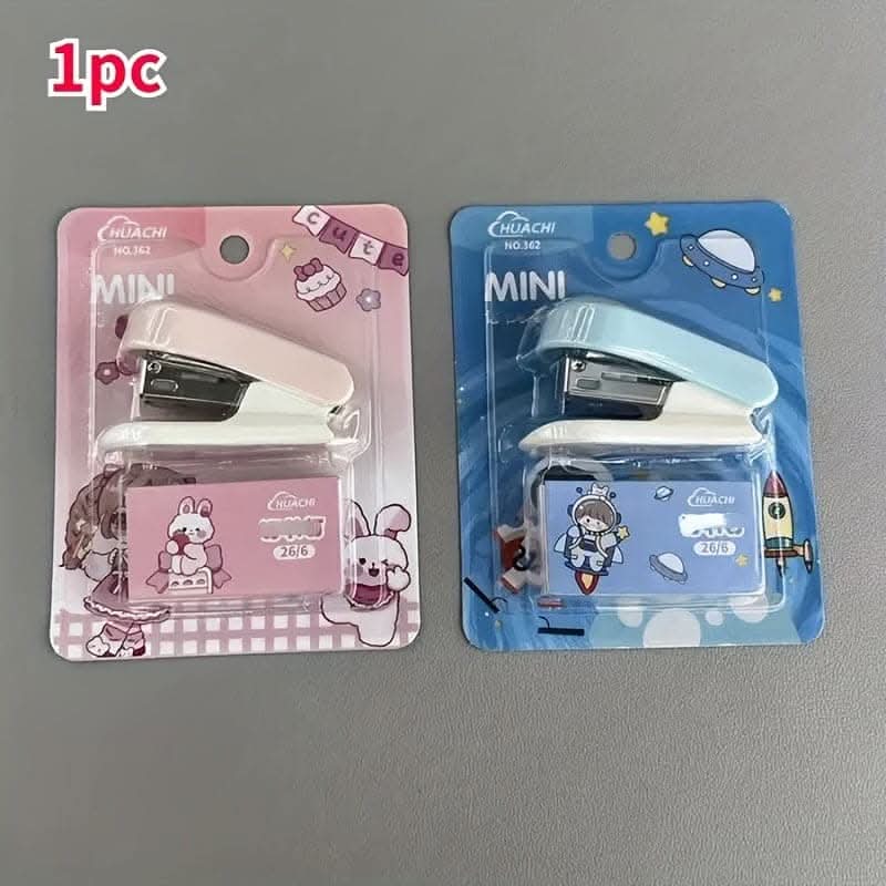 Cute Mini Cartoon Stapler Set for Students