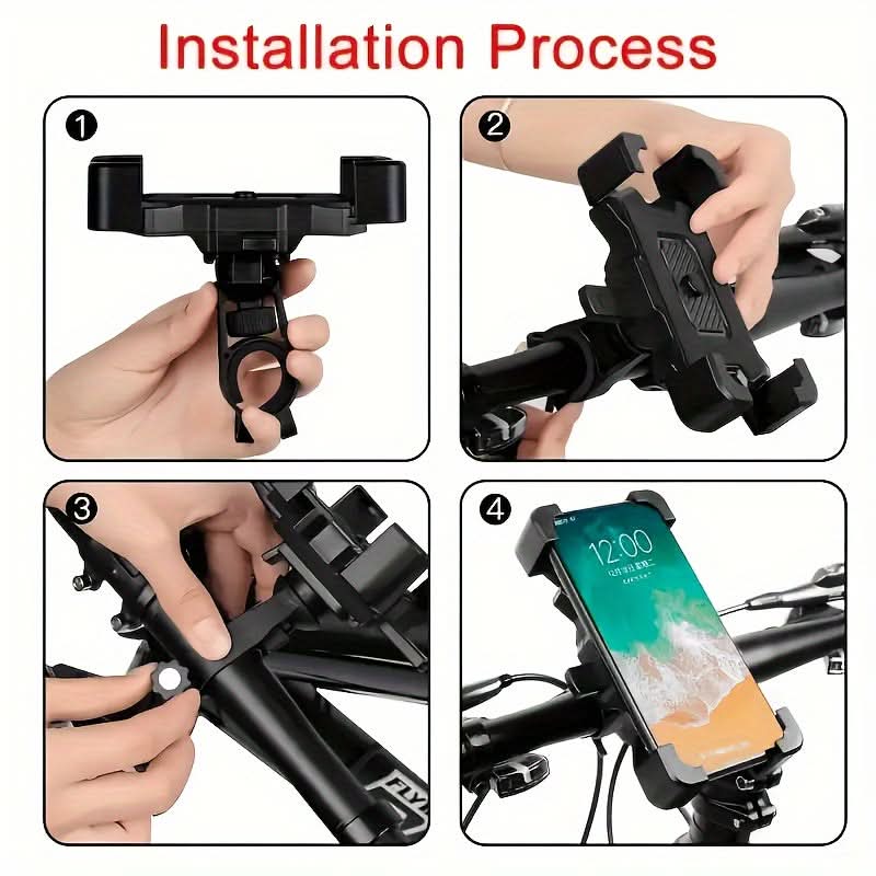 360° Rotation Motorcycle & Bicycle Phone Holder