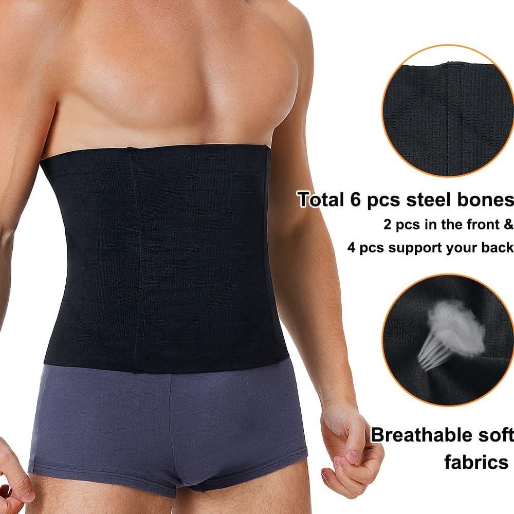 SCARBORO Men's Supportive Waist Trainer Belt – Comfort & Support