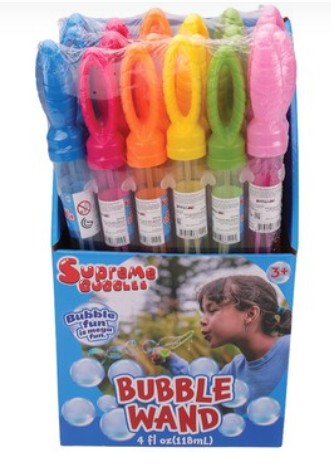 Supreme Bubbles Bubble Wand 118ml Assorted