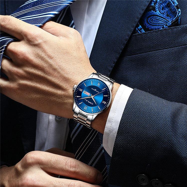 CRRJU Steel Casual Quartz Analog Watch For Men 2175