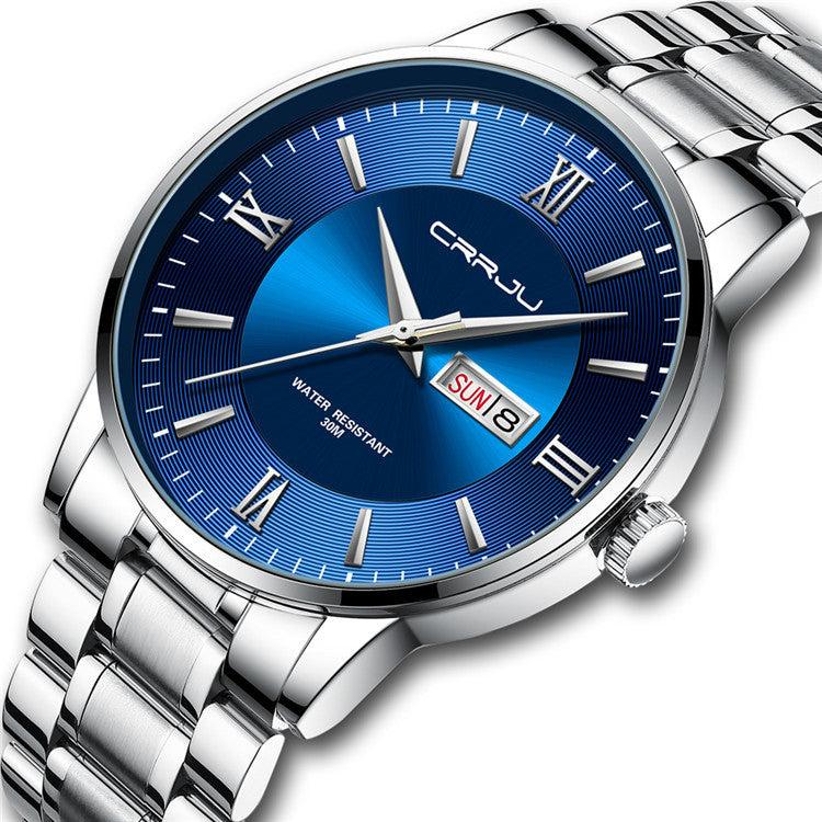 CRRJU Steel Casual Quartz Analog Watch For Men 2175