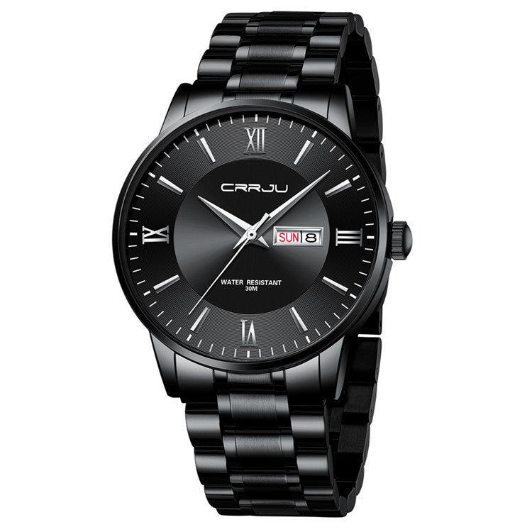 CRRJU Steel Casual Quartz Analog Watch For Men 2175