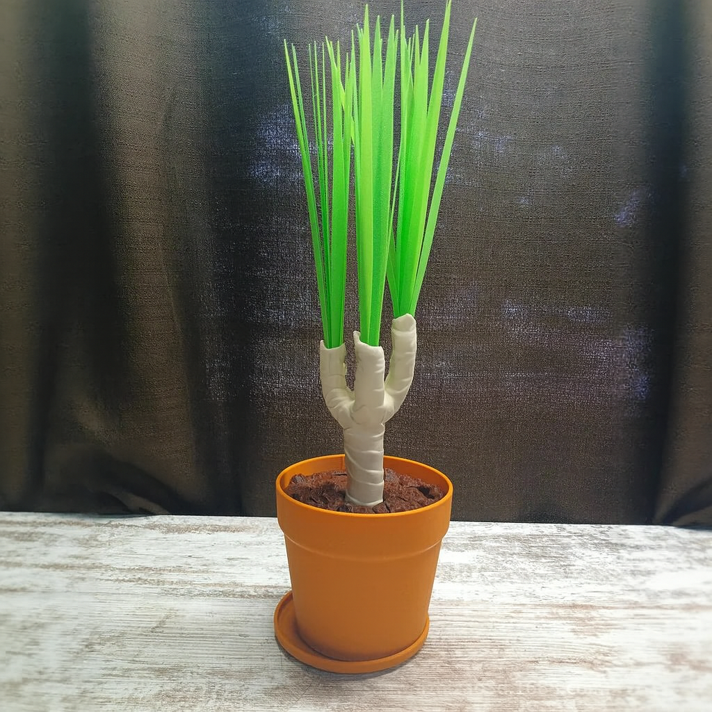 Artificial Dragon Tree Plant Decor – Dust-Free Potted Greenery for Home & Living Room