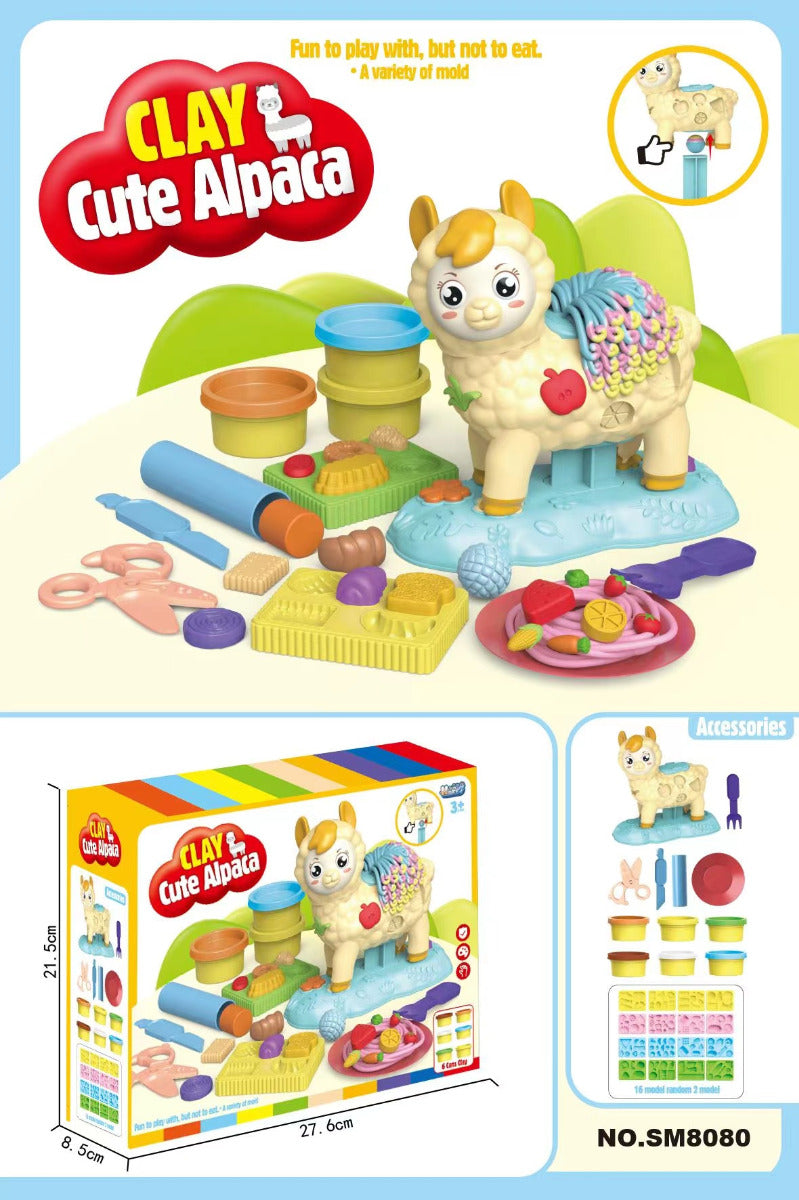 Clay And Cute Alpaca Mud Series
