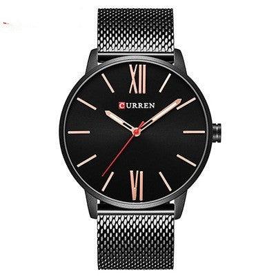 Curren 8238 Men's Fashion Stainless Steel Strap Wrist Quartz Watch