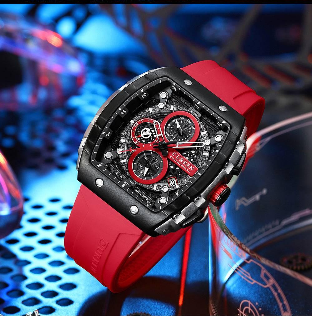Curren 8442 Men's Six-pin Quartz Tape Men's Watch