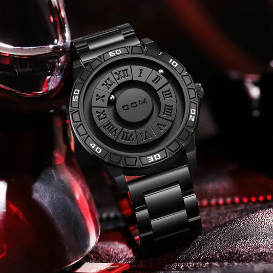DOM 1726BL Creative Magnetic Suspension Waterproof Watch For Men