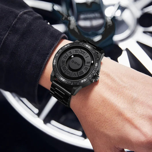 DOM Creative Magnetic Suspension Waterproof Watch For Men 1726BL-1M