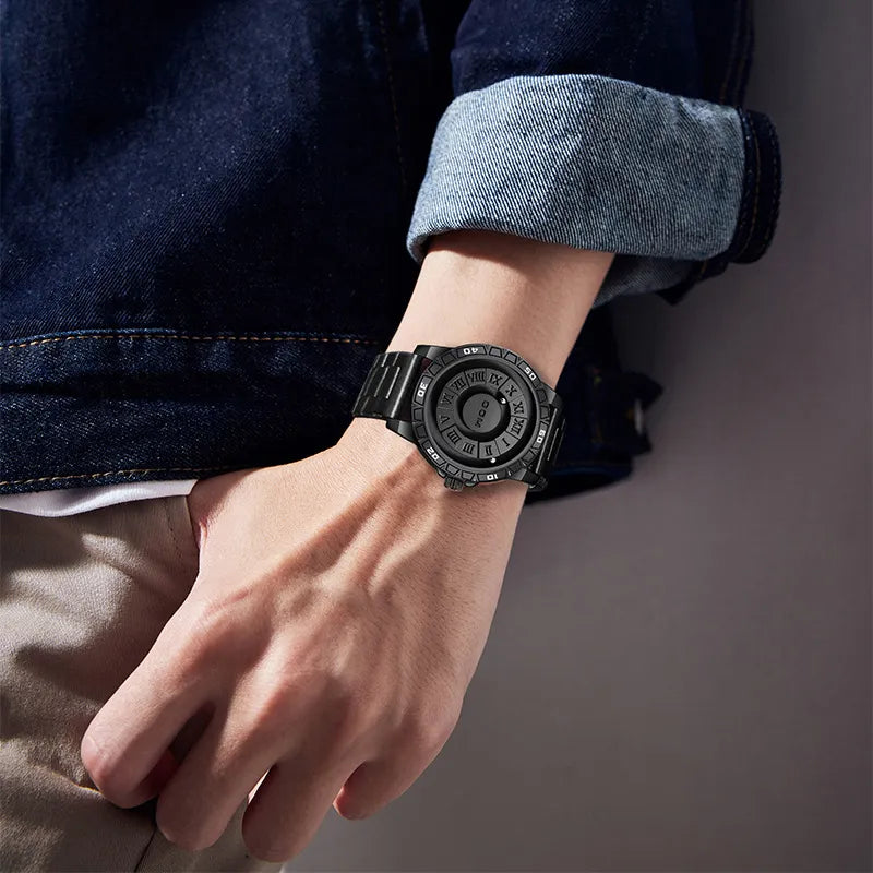 DOM Creative Magnetic Suspension Waterproof Watch For Men 1726BL-1M