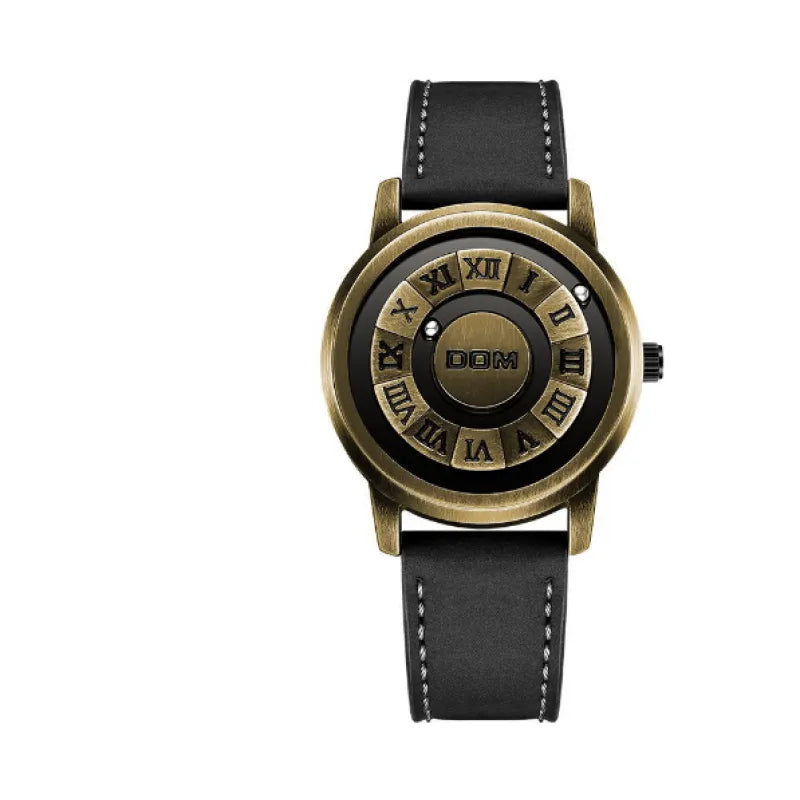 DOM 1726BL Creative Magnetic Suspension Waterproof Watch For Men