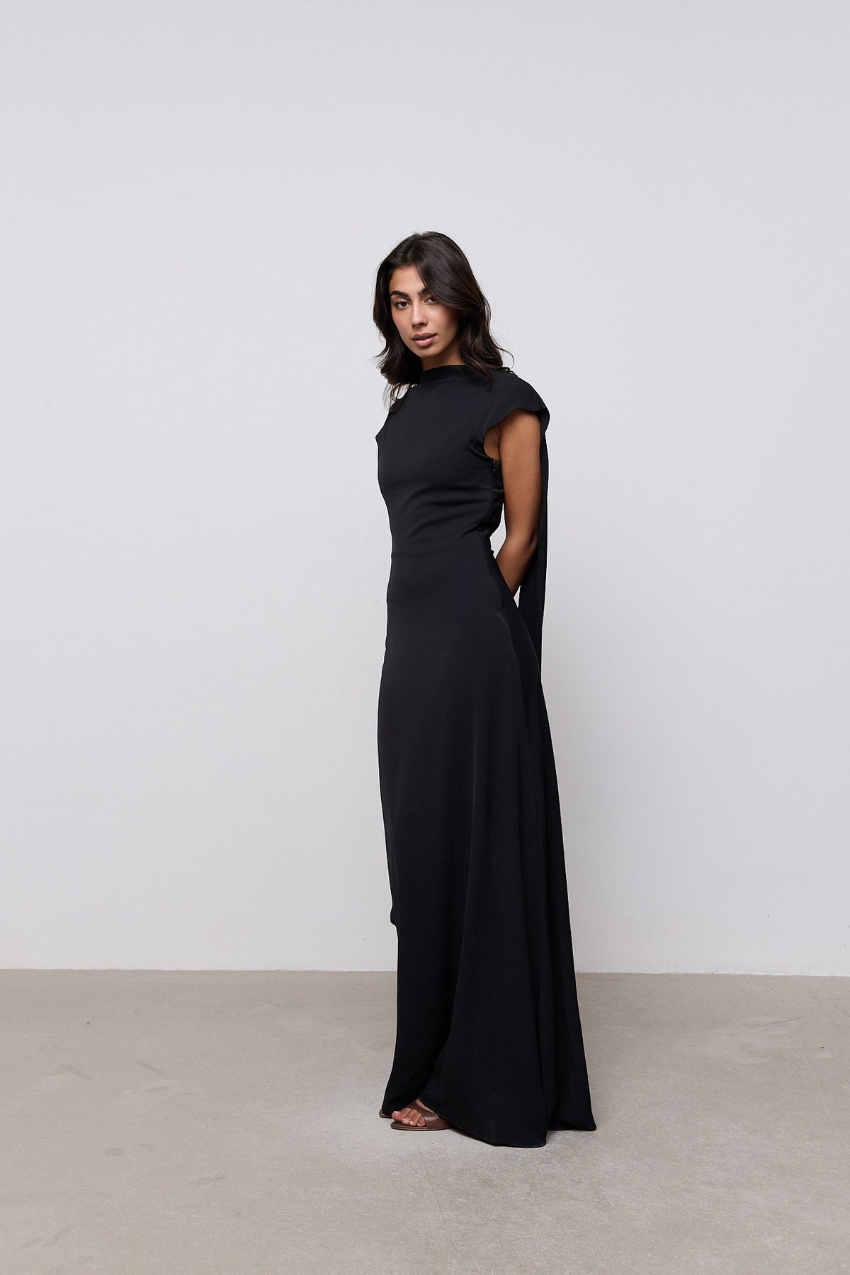 Drape Maxi Dress