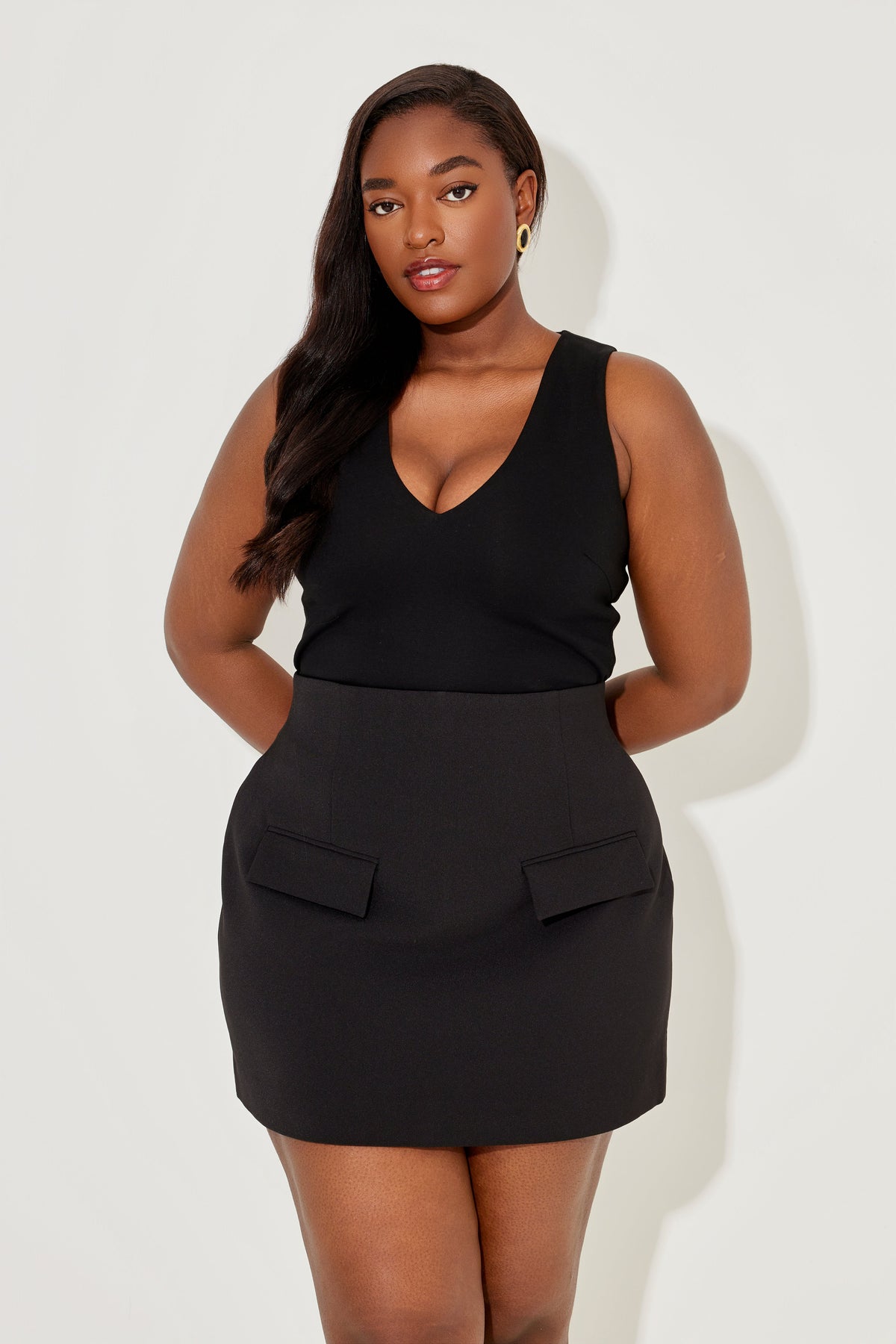 Structured Mini Skirt