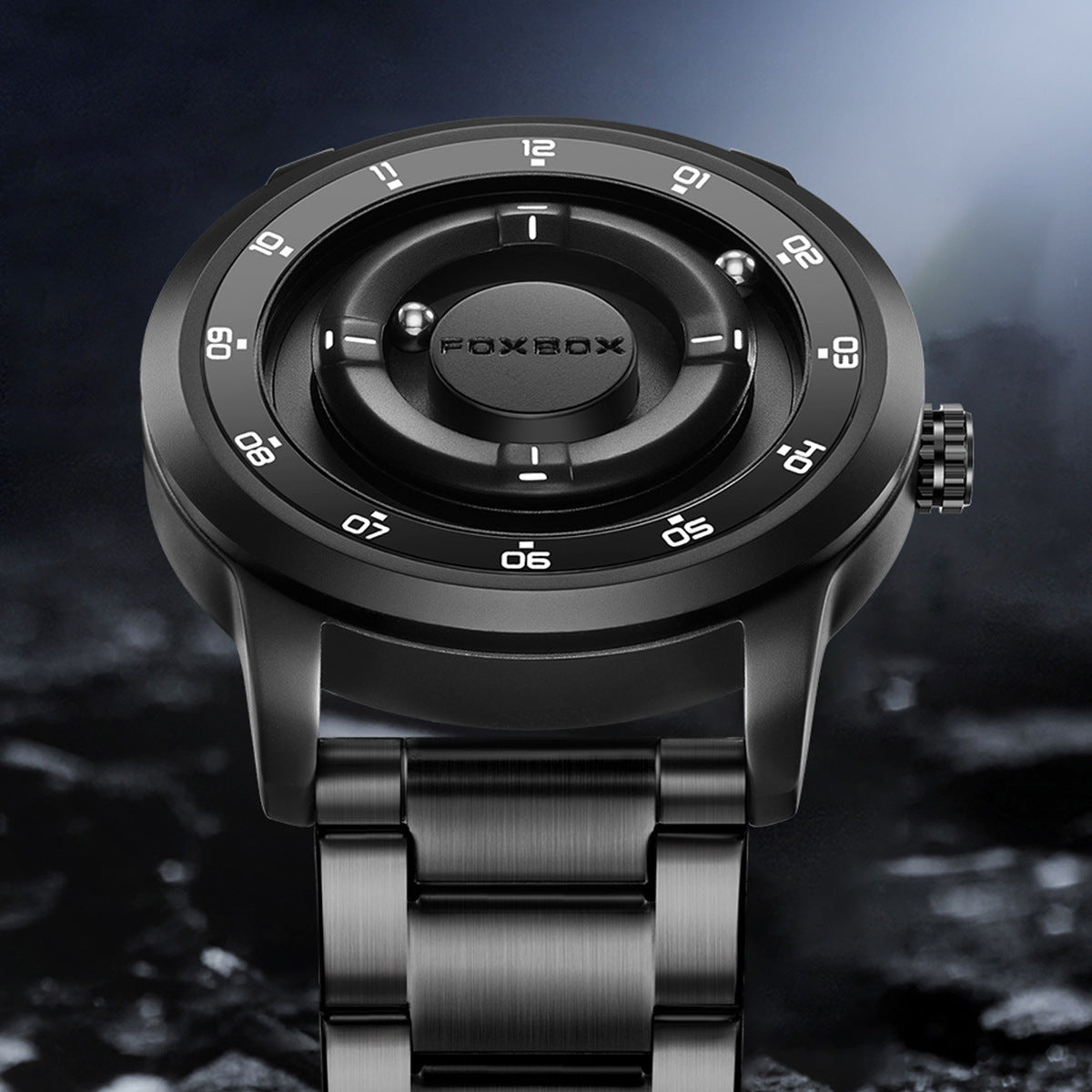 Foxbox Cool Roman Scale Magnetic watch for Men