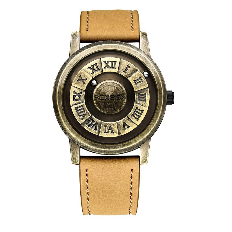 Foxbox FB0047 Magnetic Suspension Watch Men's Creative Quartz Watch For Men