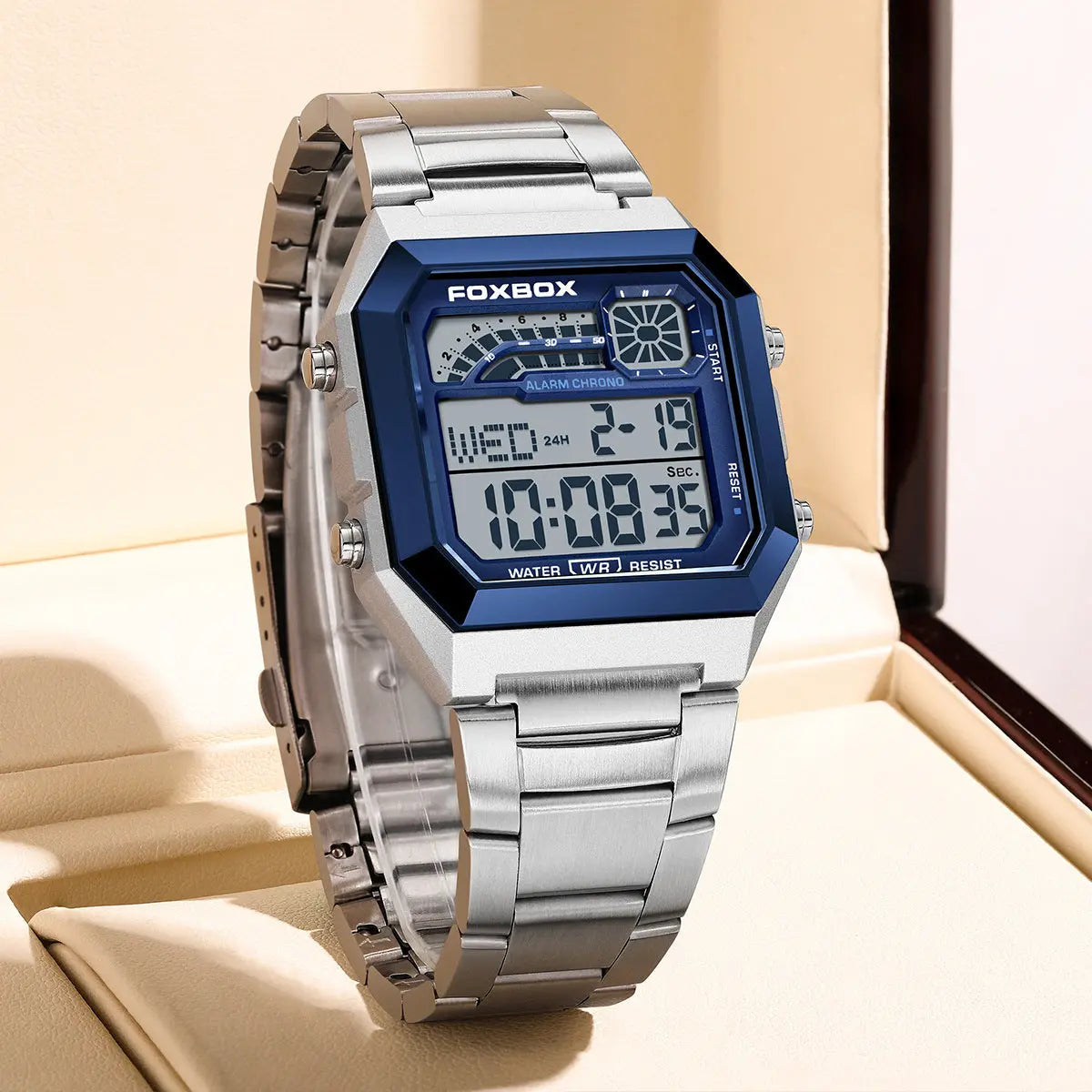 Foxbox FB0076 Square Electronic Sports Digital watch for men