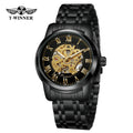 T-Winner Luxury Men’s Automatic Mechanical Watch – Stainless Steel, Water Resistant