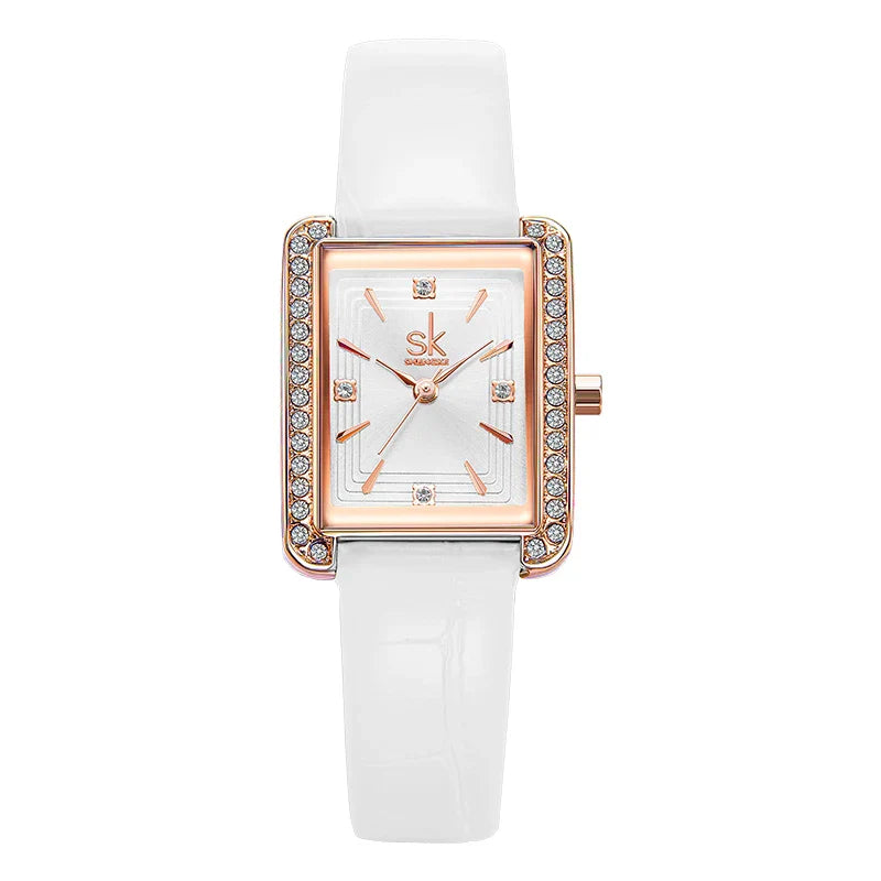 SK Women’s Quartz Watch – Waterproof Elegant Thin Band, Fashion Sport Style