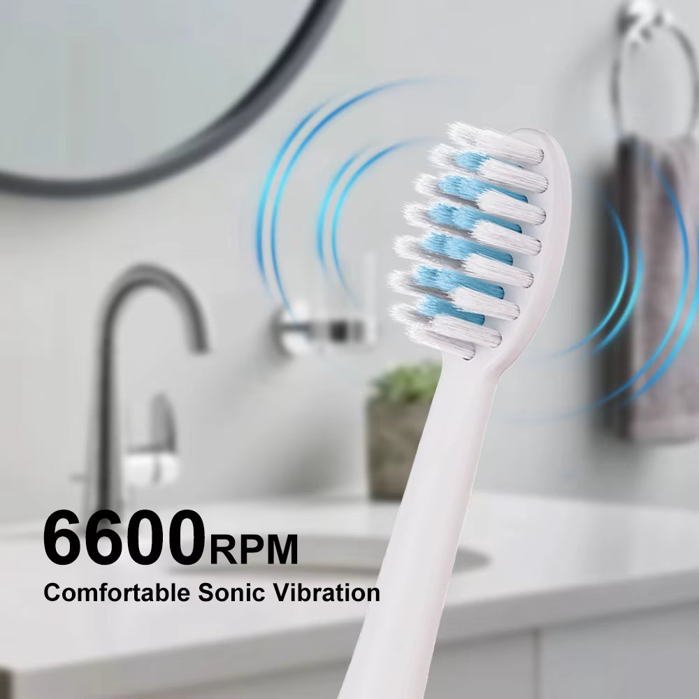 Weston Rechargeable Electric Toothbrush for Adults – Soft Bristles, Family Set, Deep Clean Care