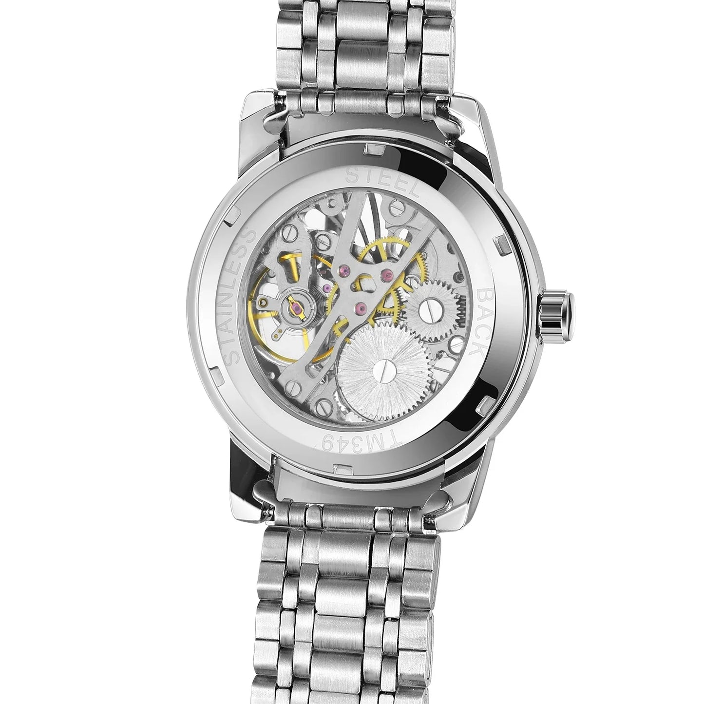 T-Winner Luxury Men’s Automatic Mechanical Watch – Stainless Steel, Water Resistant