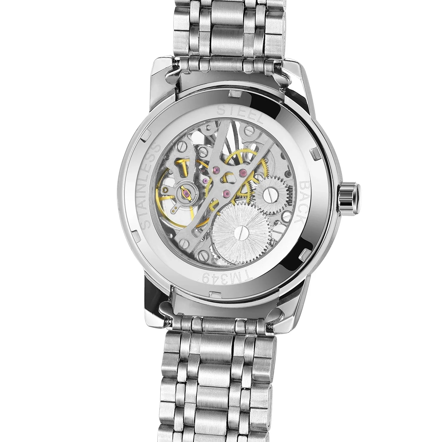 T-Winner Luxury Men’s Automatic Mechanical Watch – Stainless Steel, Water Resistant