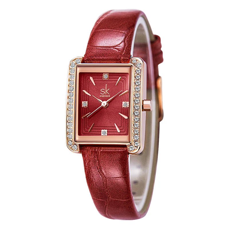 SK Women’s Quartz Watch – Waterproof Elegant Thin Band, Fashion Sport Style
