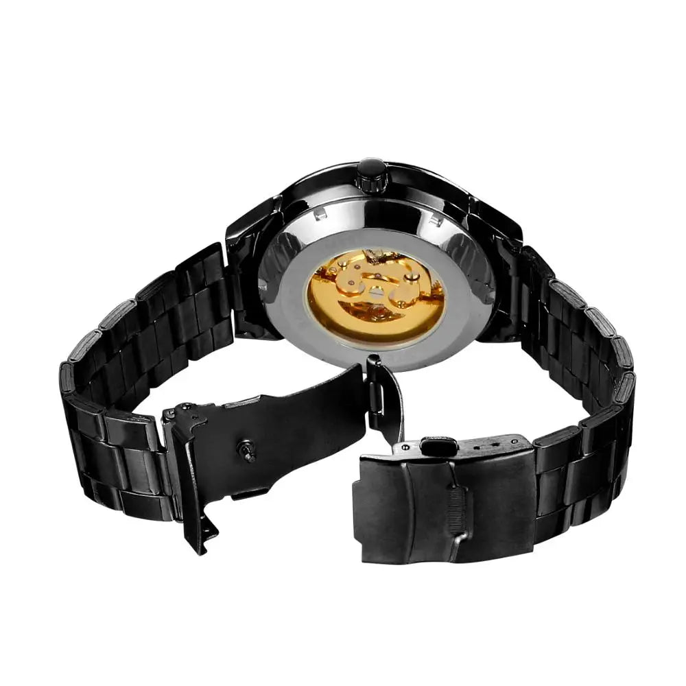 T-Winner Skeleton Automatic Mechanical Watch for Men – Luxury Timepiece