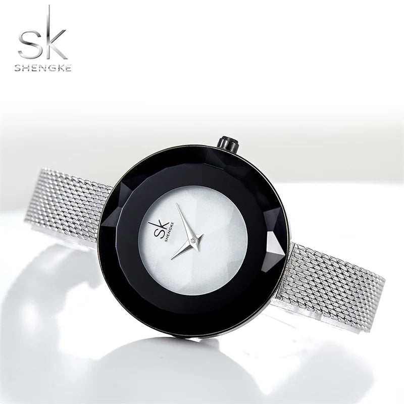 SK Minimalist Women’s Quartz Watch – Waterproof Stainless Steel Wristwatch