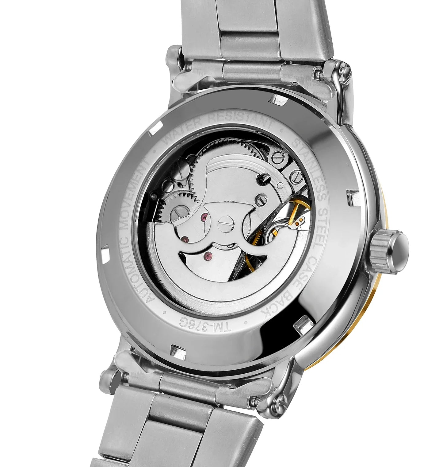 T-Winner Luxury Men’s Automatic Mechanical Watch – Luminous Dial, Water Resistant