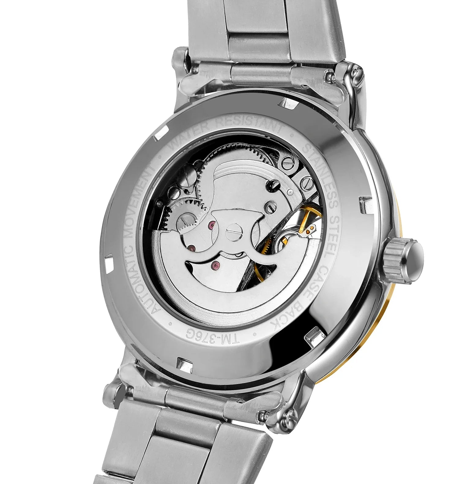 T-Winner Luxury Men’s Automatic Mechanical Watch – Luminous Dial, Water Resistant
