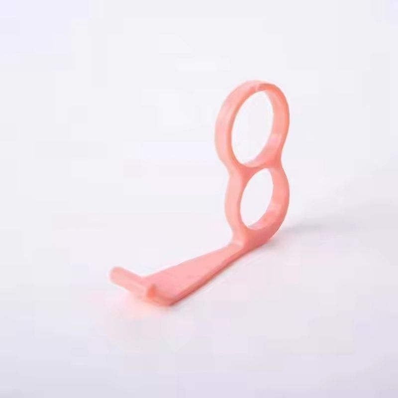 Universal Lazy Phone Ring Stand – Portable Anti-Drop ABS Holder for Desk
