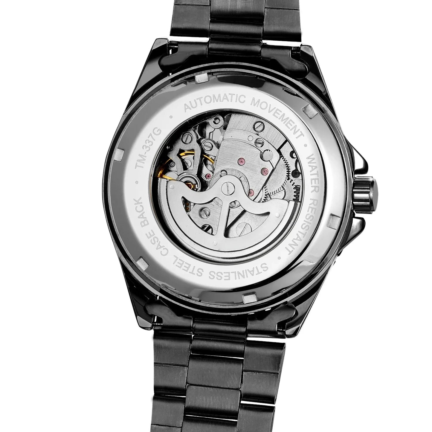 T-Winner Men’s Tachymeter Stainless Steel Automatic Watch – Fashionable Wristwatch