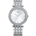 SK Women’s Luxury Diamond Quartz Watch – Iced Out Alloy Waterproof Timepiece