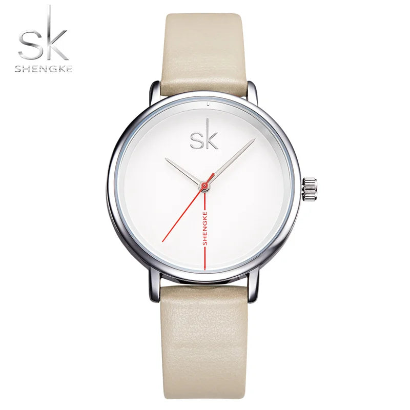 SK Women’s Classic Quartz Watch – Waterproof Fashion Wristwatch