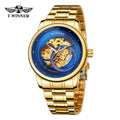 T-Winner Victor Automatic Skeleton Watch – Fashion Mechanical Men’s Business Timepiece
