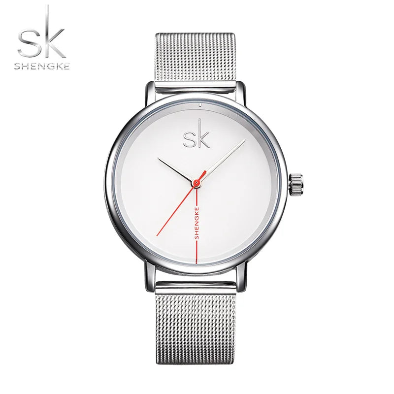 SK Women’s Classic Quartz Watch – Waterproof Fashion Wristwatch