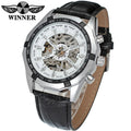 T-Winner Men’s Skeleton Automatic Watch – Luxury Mechanical Timepiece with Leather Strap