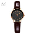 SK Luxury Women’s Quartz Watch – Fashion Wristwatch with Leather or Mesh Strap