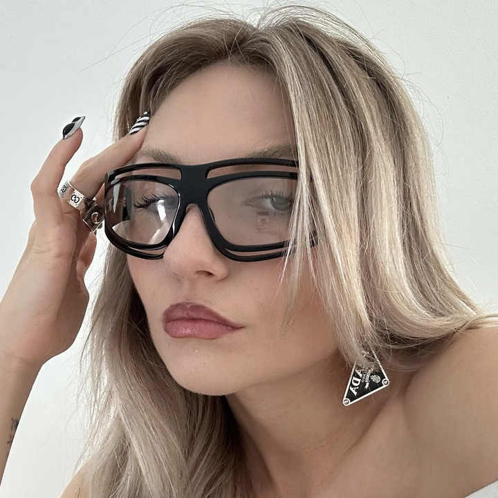[Trinity 2.0] Futuristic Silver Sunglasses