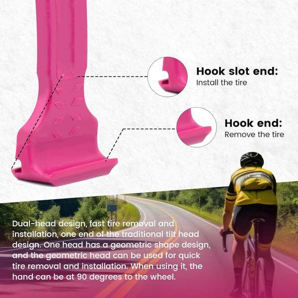 Bike Tire Lever – Durable ABS Repair Tool for Road & Mountain Bikes