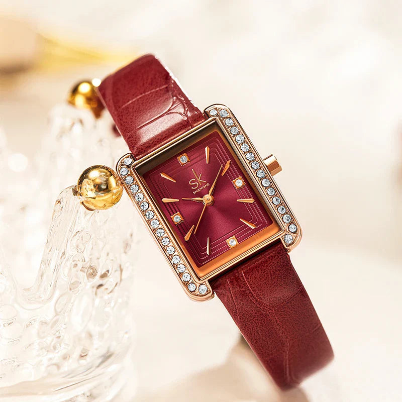 SK Women’s Quartz Watch – Waterproof Elegant Thin Band, Fashion Sport Style