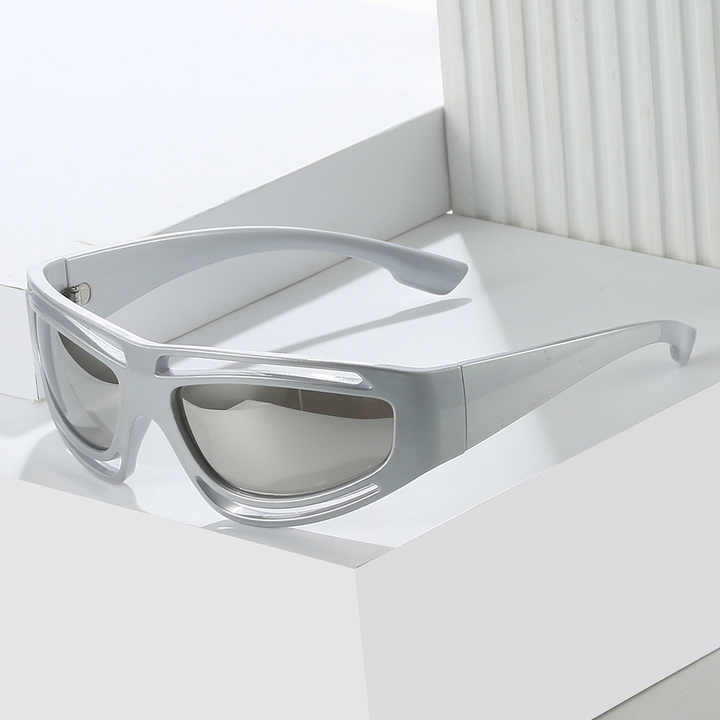 [Trinity 2.0] Futuristic Silver Sunglasses